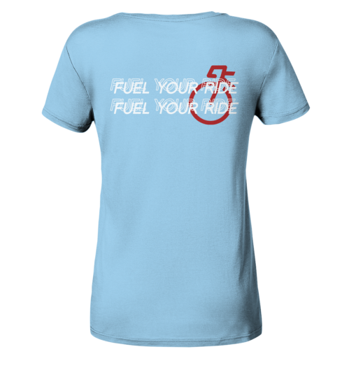 Fuel Your Ride - Ladies Organic Shirt - Image 4
